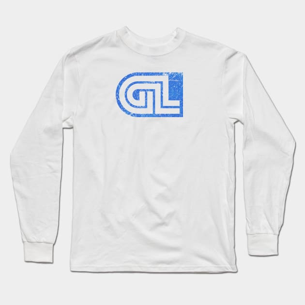 Game Line (Grunge Version) Long Sleeve T-Shirt by Bootleg Factory